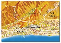 Panorama-Karte Muscat Oman