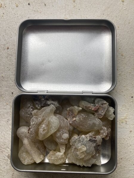 Frankincense Oman green, 40g in a box, harvested in 2023