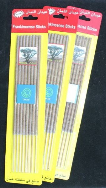 Frankincense sticks, Oman, 3x8 sticks